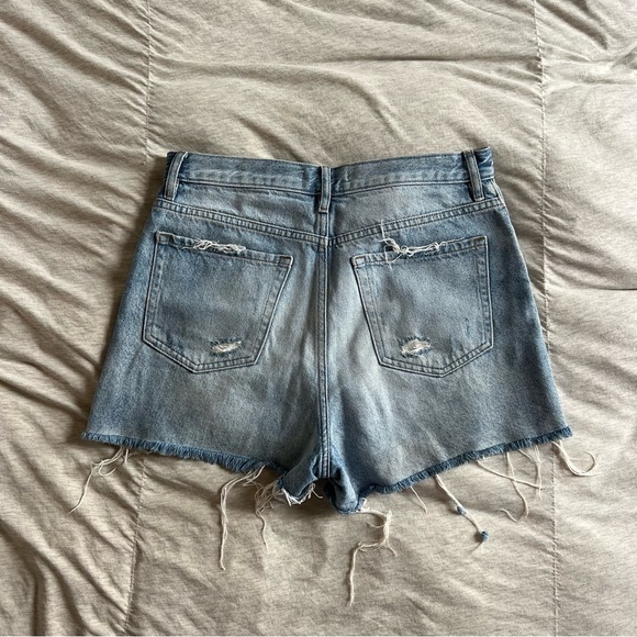 High rise denim shorts - Picture 2 of 3